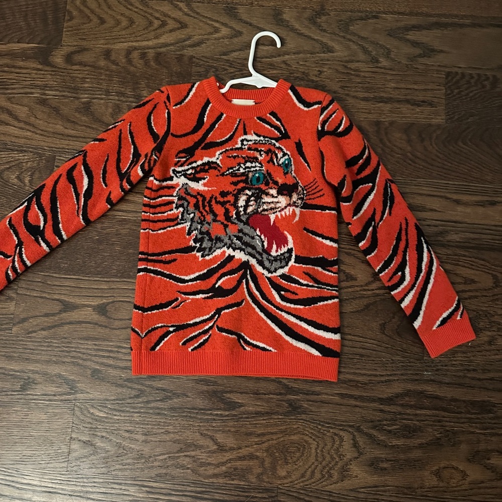 Gucci Tiger Print Sweater